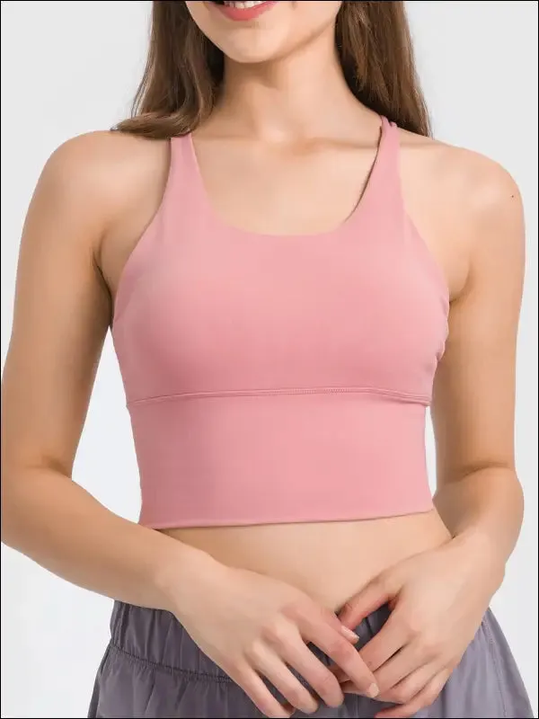 Nepoagym breathe women cross back sports bra high impact workout bra women fitness bra yoga bra