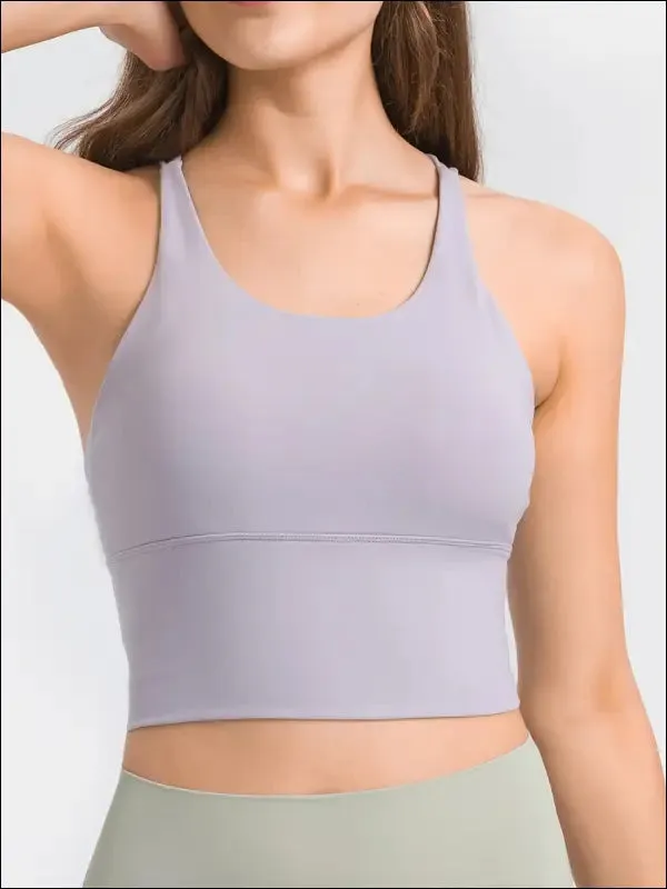 Nepoagym breathe women cross back sports bra high impact workout bra women fitness bra yoga bra