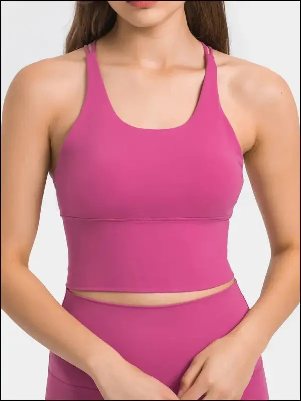 Nepoagym breathe women cross back sports bra high impact workout bra women fitness bra yoga bra
