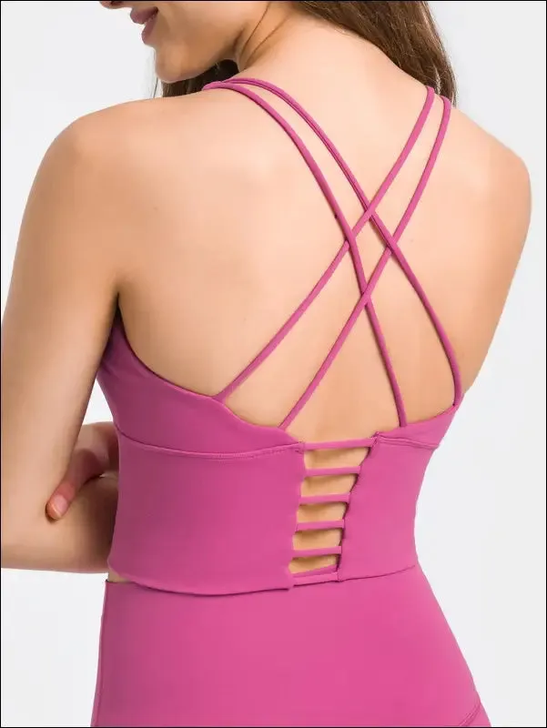 Nepoagym breathe women cross back sports bra high impact workout bra women fitness bra yoga bra