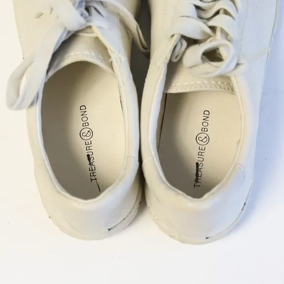 New Treasure &amp; Bond Monroe sneakers 7M distressed look trendy casual flat soles