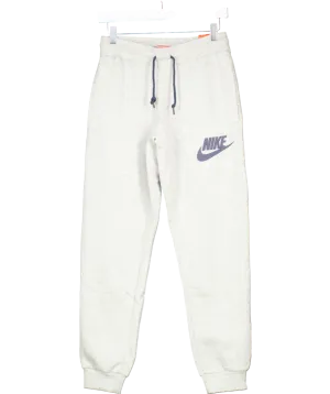 Nike Air Grey Fleece Logo Track Pants 727369 UK M