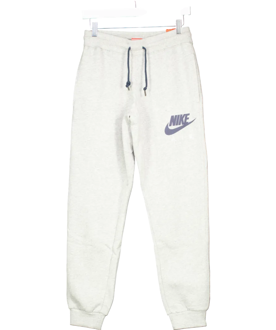 Nike Air Grey Fleece Logo Track Pants 727369 UK M