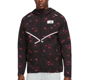 Nike D.Y.E UV Windrunner Running Jacket - Black/Pink