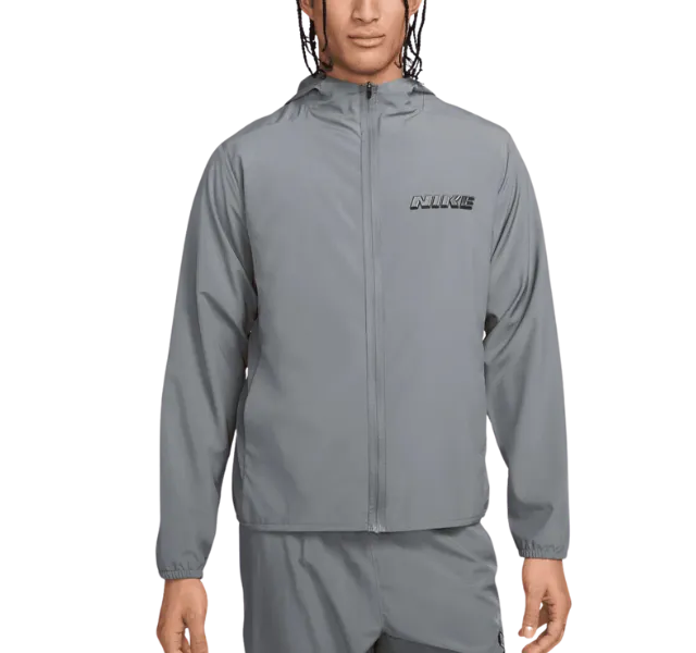 Nike Form GFX Windrunner Running Jacket - Smoke Grey