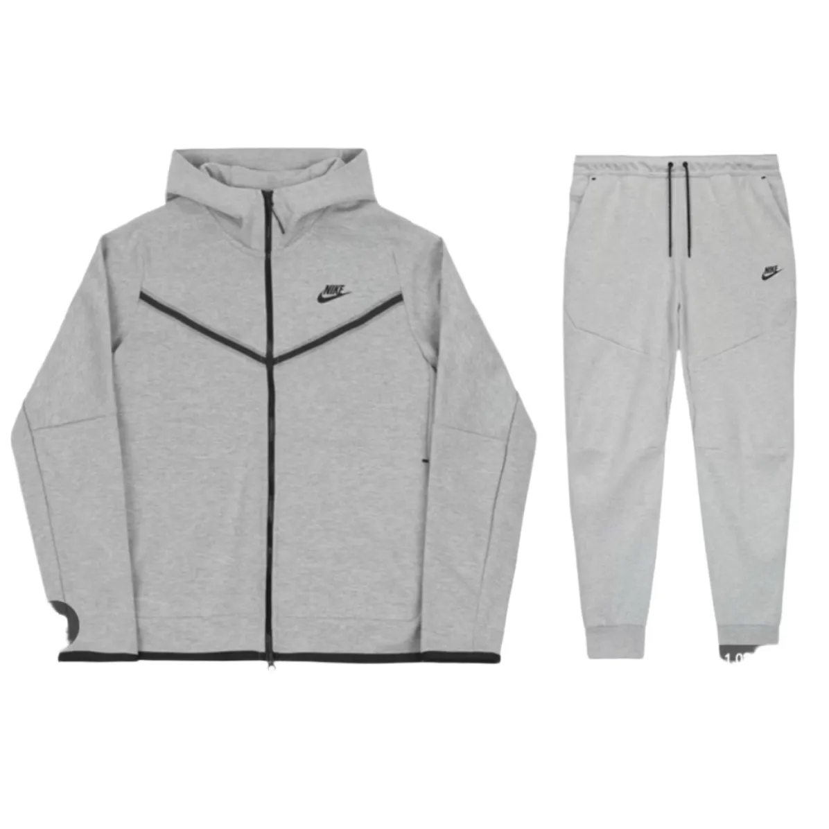 Nike Sportswear Grey Tech Fleece Full-Zip Tracksuit