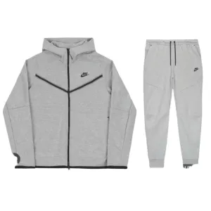 Nike Sportswear Grey Tech Fleece Full-Zip Tracksuit