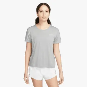 Nike Womens Miler Running Short Sleeve Tee Grey