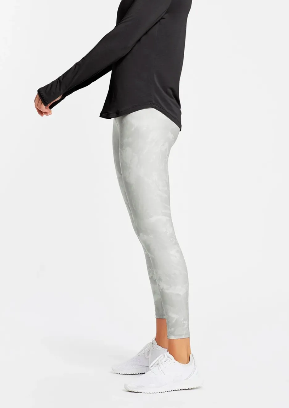 Nimble Activewear, High Rise 7/8 Legging II | Marbled Grey