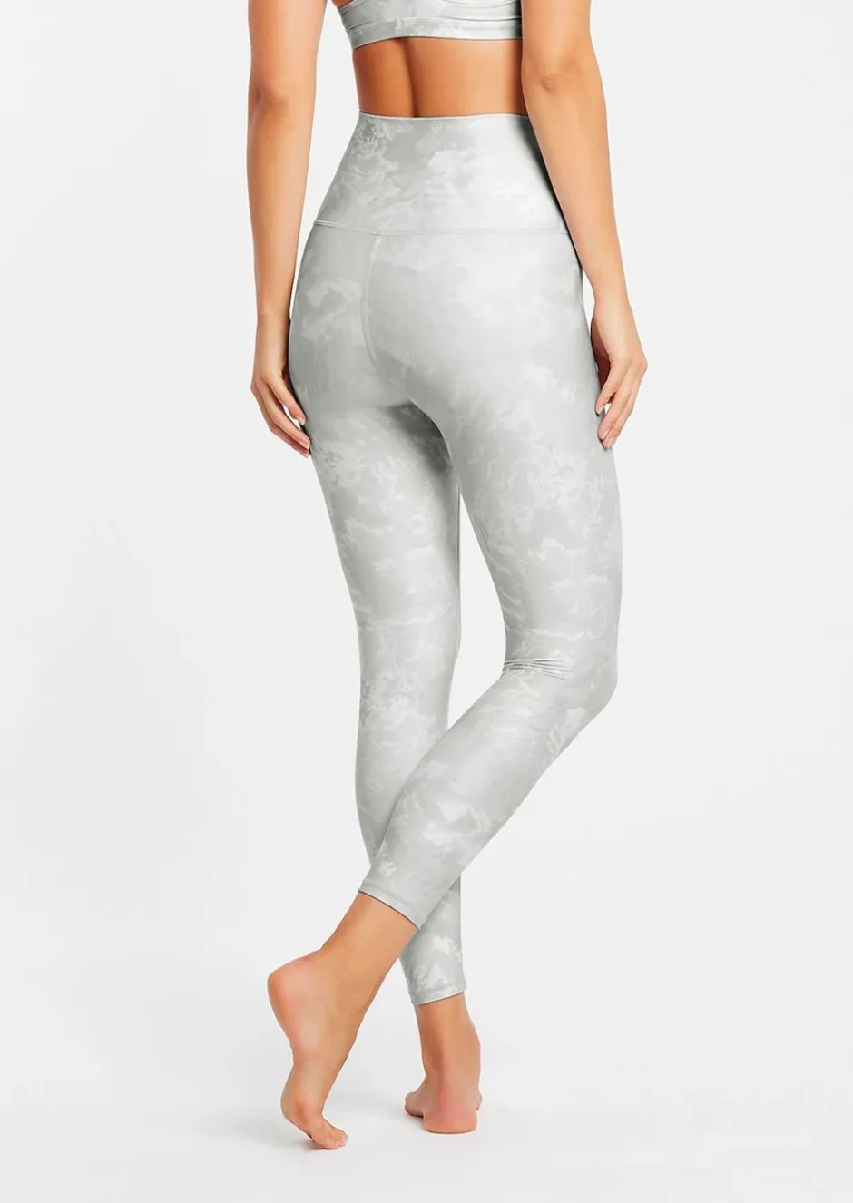 Nimble Activewear, High Rise 7/8 Legging II | Marbled Grey