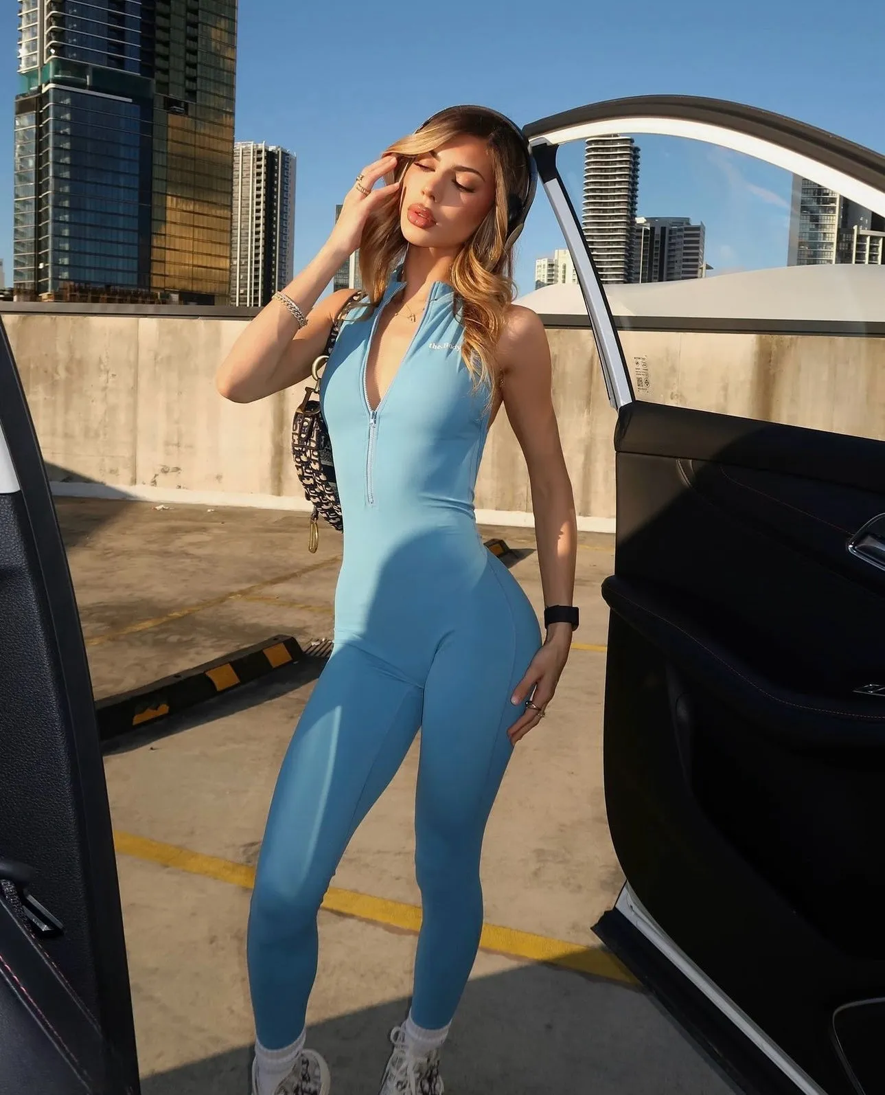 NKED 3.0 Zipped Jumpsuit - Light Blue