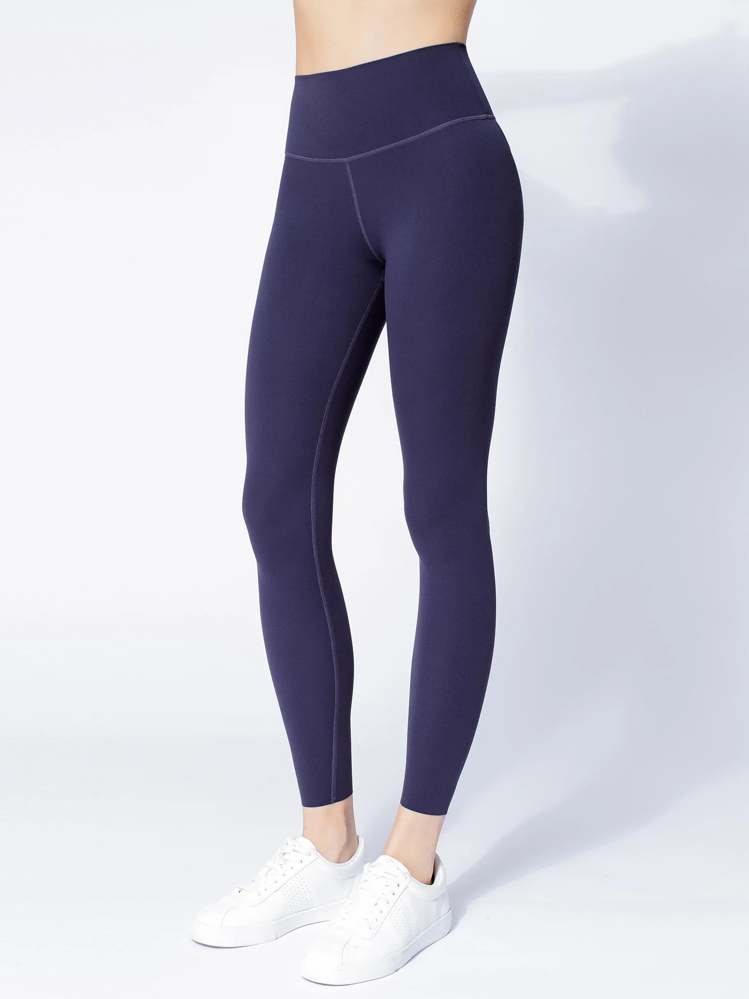 NUDE SHAPE HIGH WAIST PANTS, IRIS BLUE