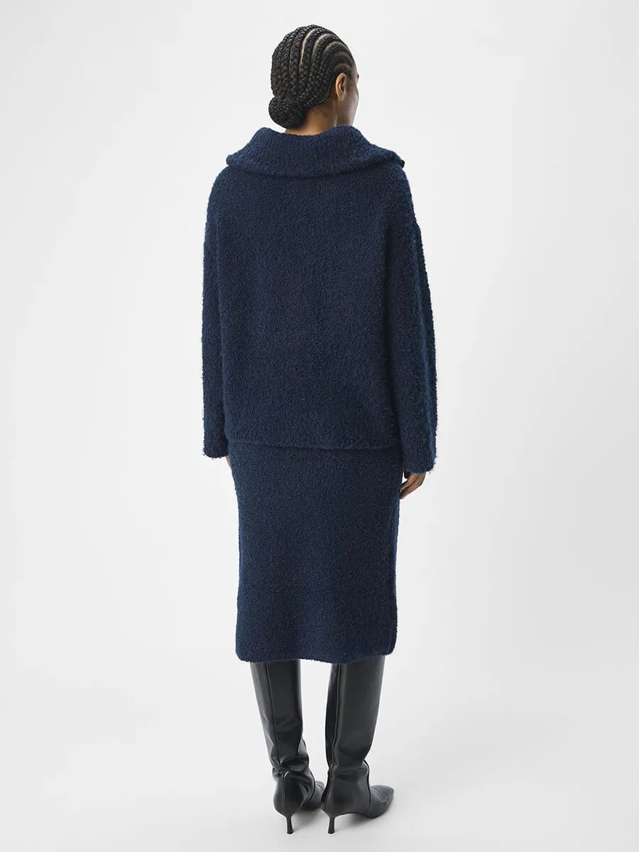 OBJTotalya Half Zip Pullover - Sky Captain