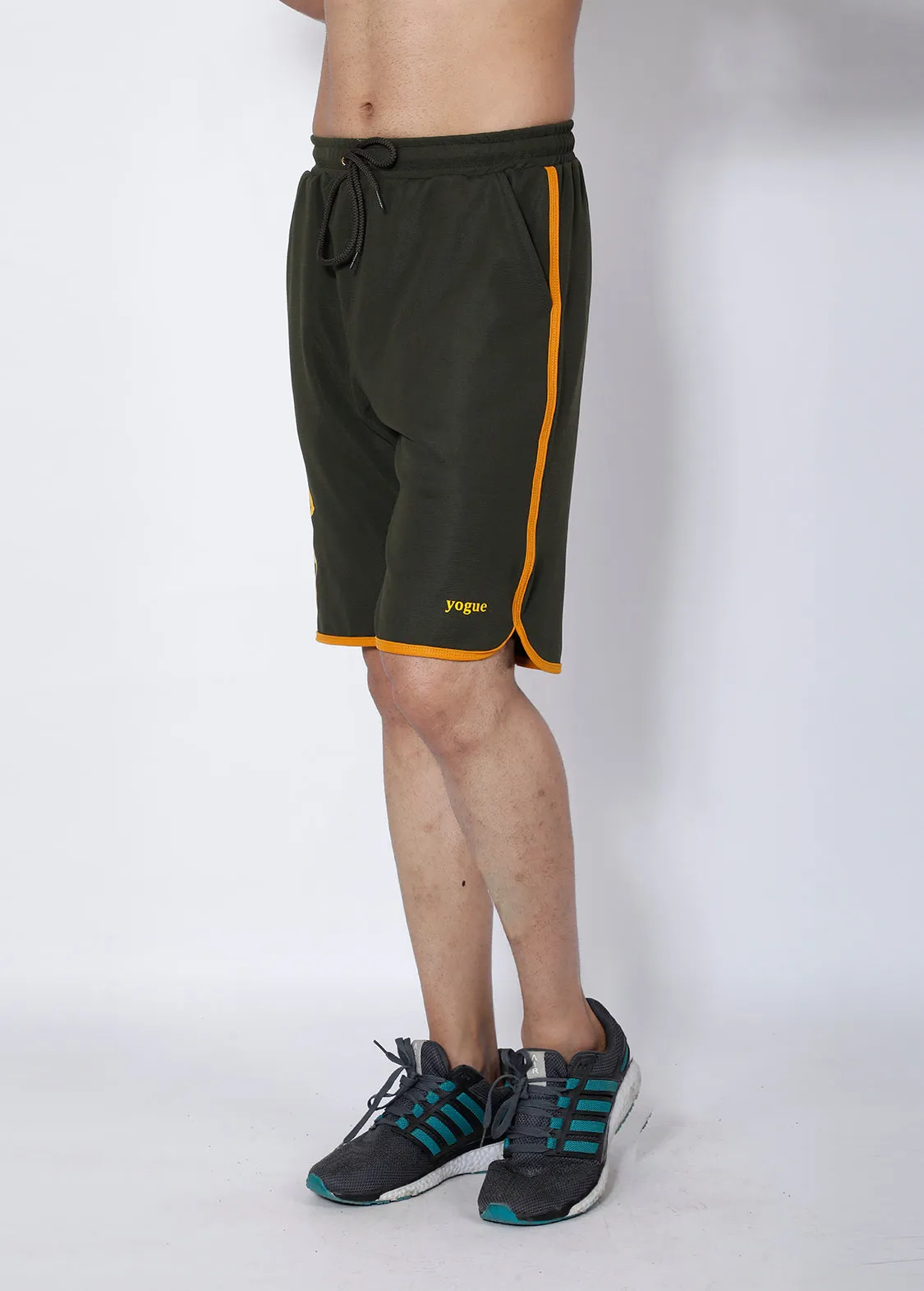 Olive Green Football Shorts