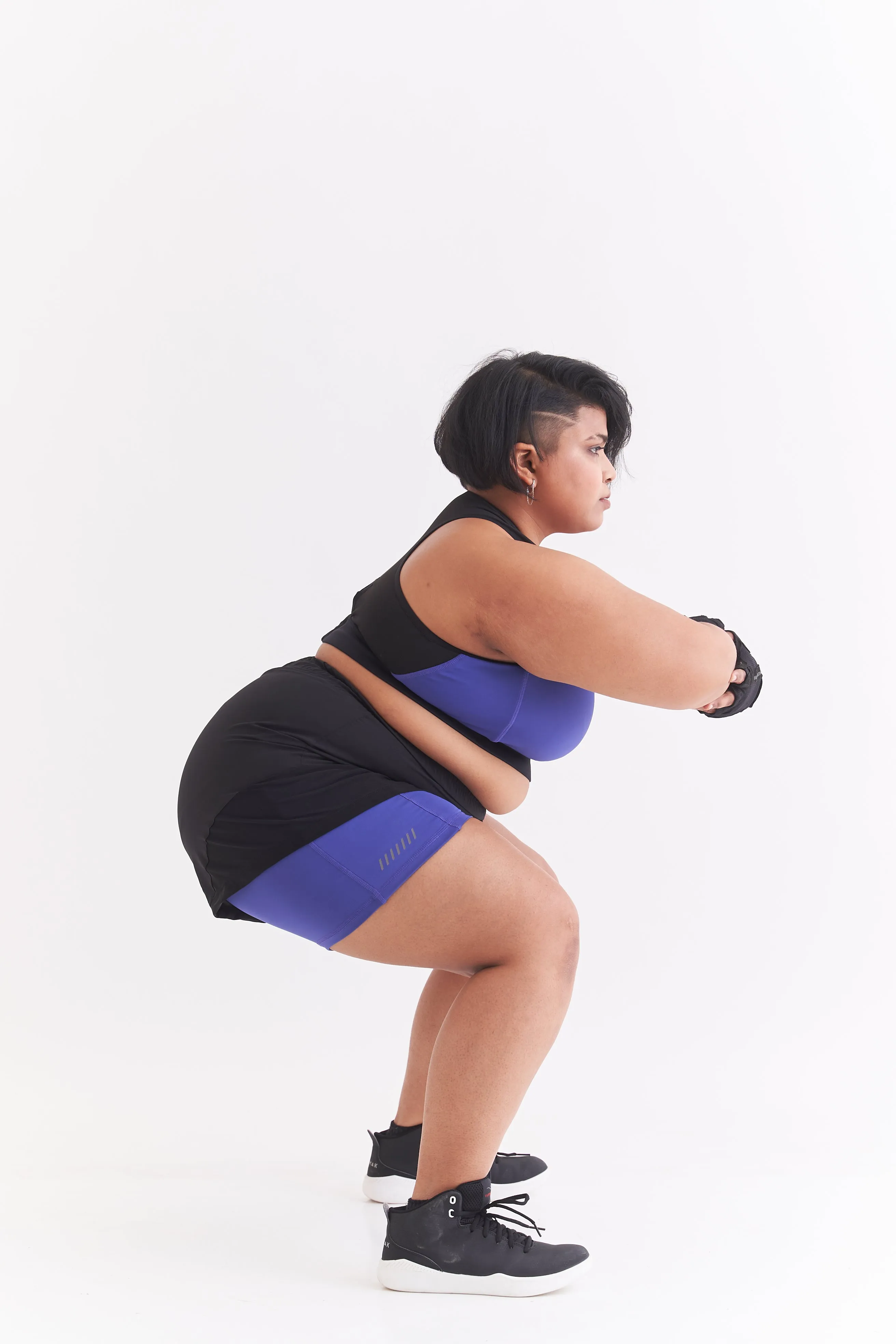 On Track Shorts: Purple