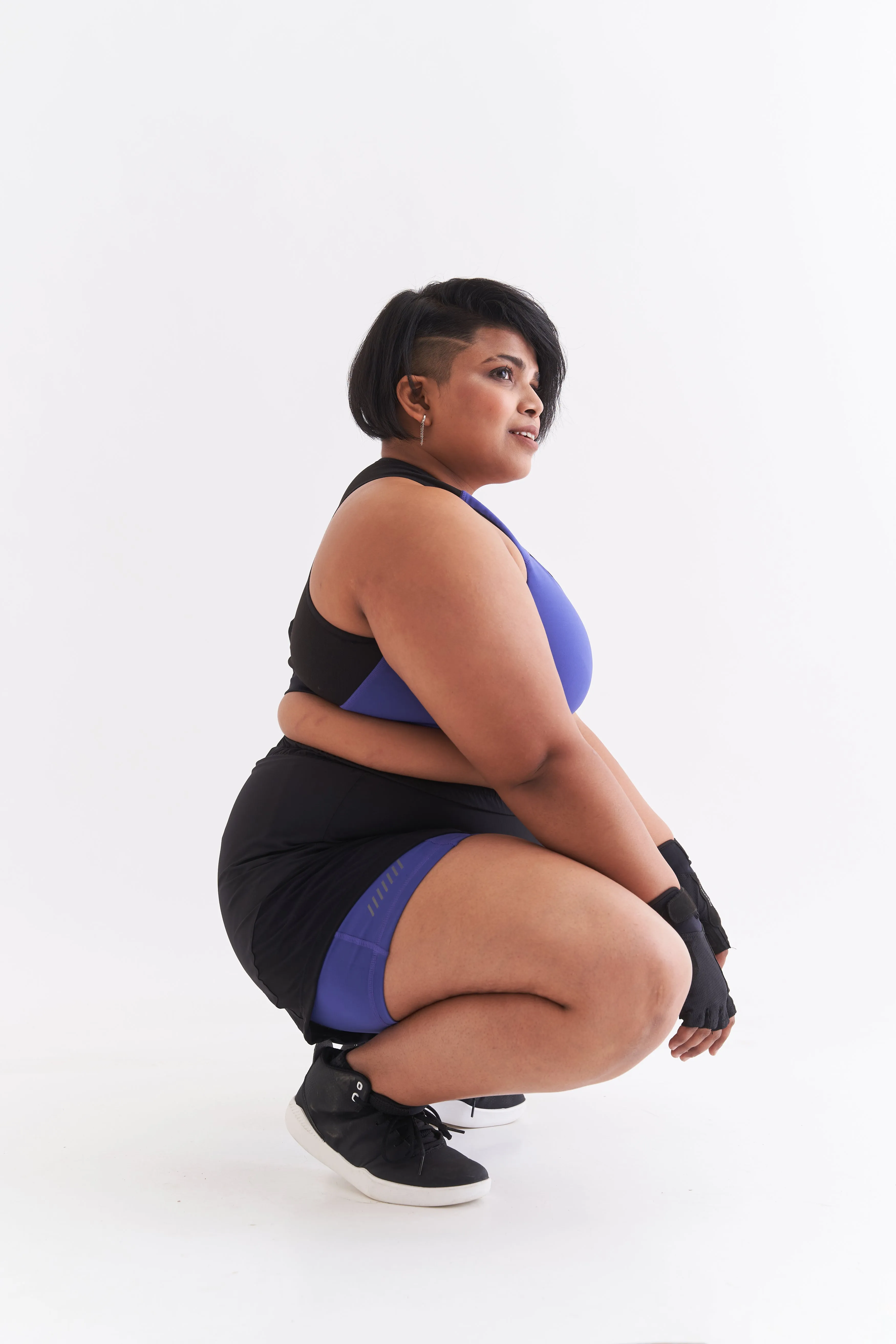 On Track Shorts: Purple