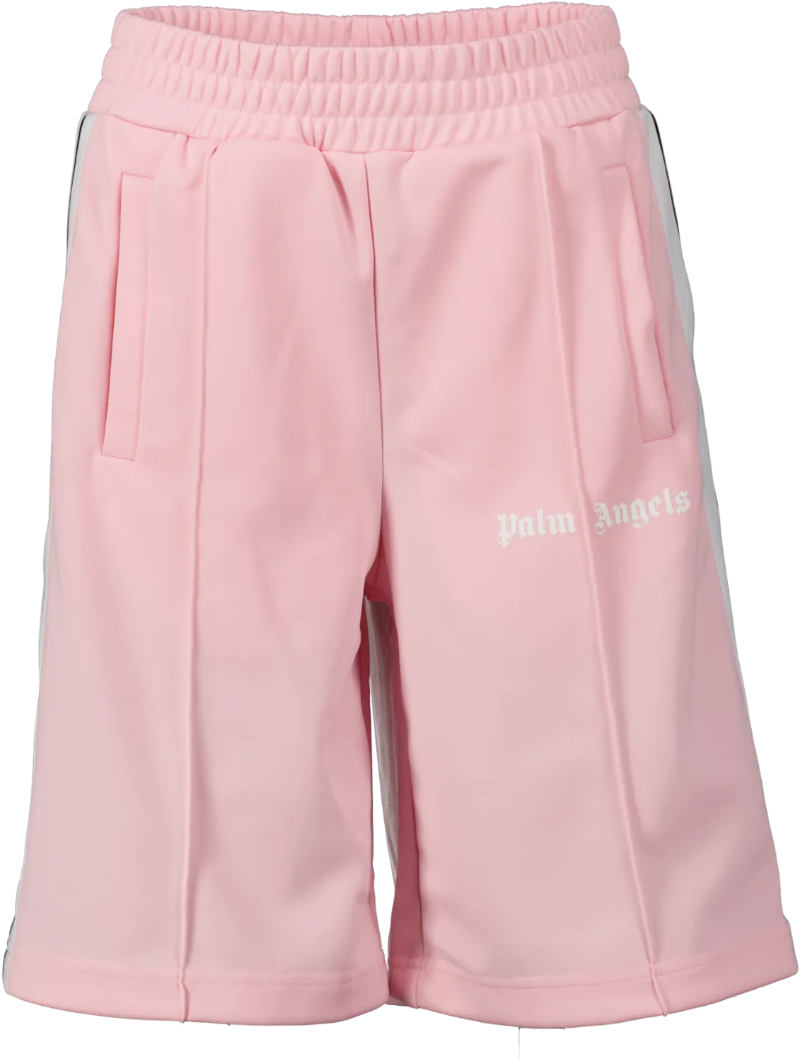 Palm Angels Blossom Pink / White New Classic Track Shorts UK S