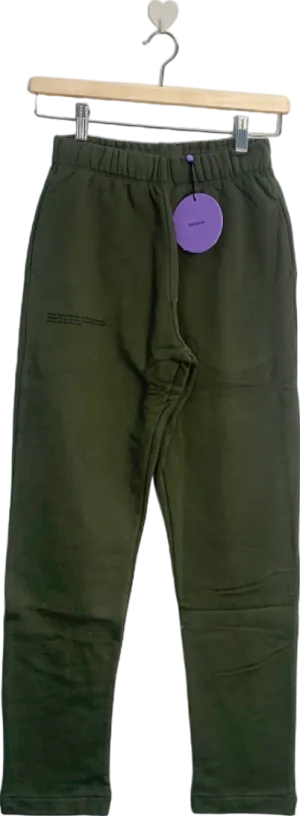 Pangaia Rosemary Green signature 365 Organic Cotton Slim Leg Track Pants UK XXS
