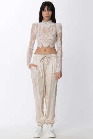 Pantaloni Mish Jogger In Raso