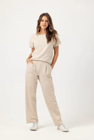 pasha pants - oatmeal heather
