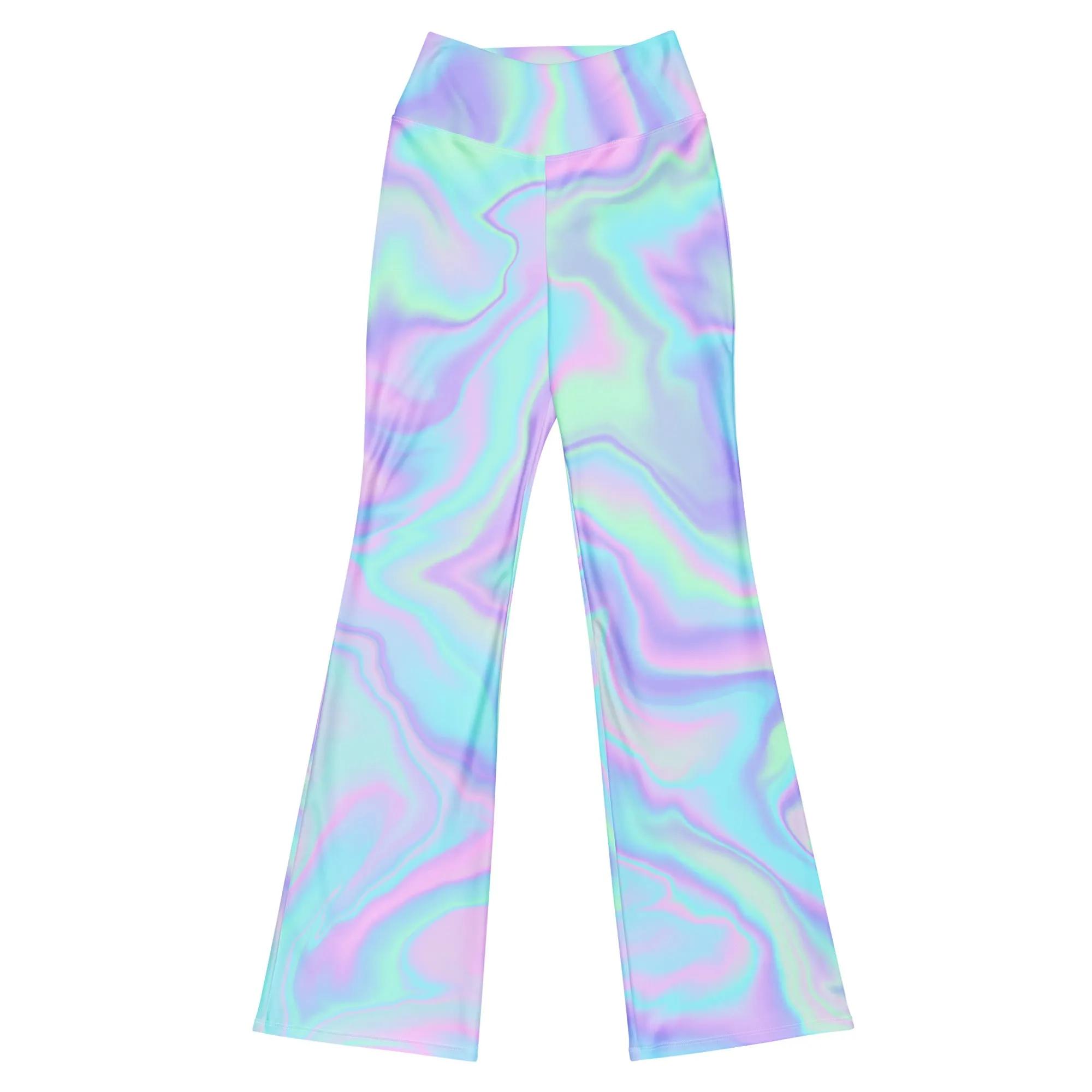 Pastel Watercolor Flare Pants