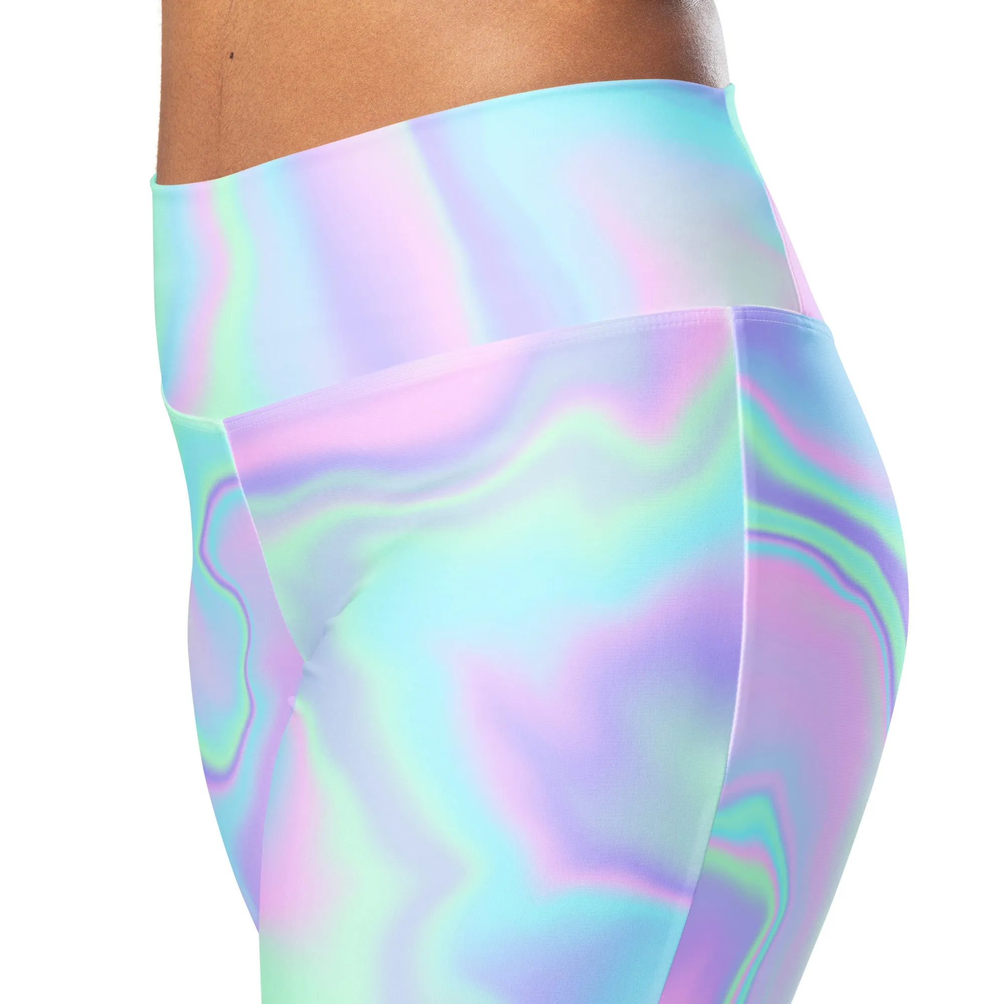 Pastel Watercolor Flare Pants