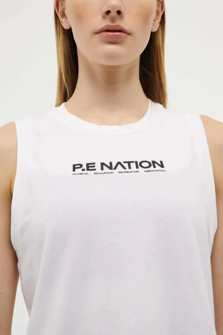 PE Nation Shuffle Tank (new)- White