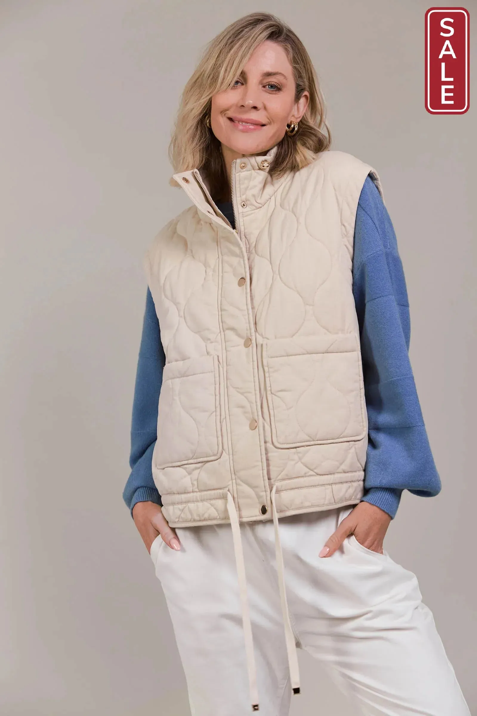 Pepi Vest - Ecru