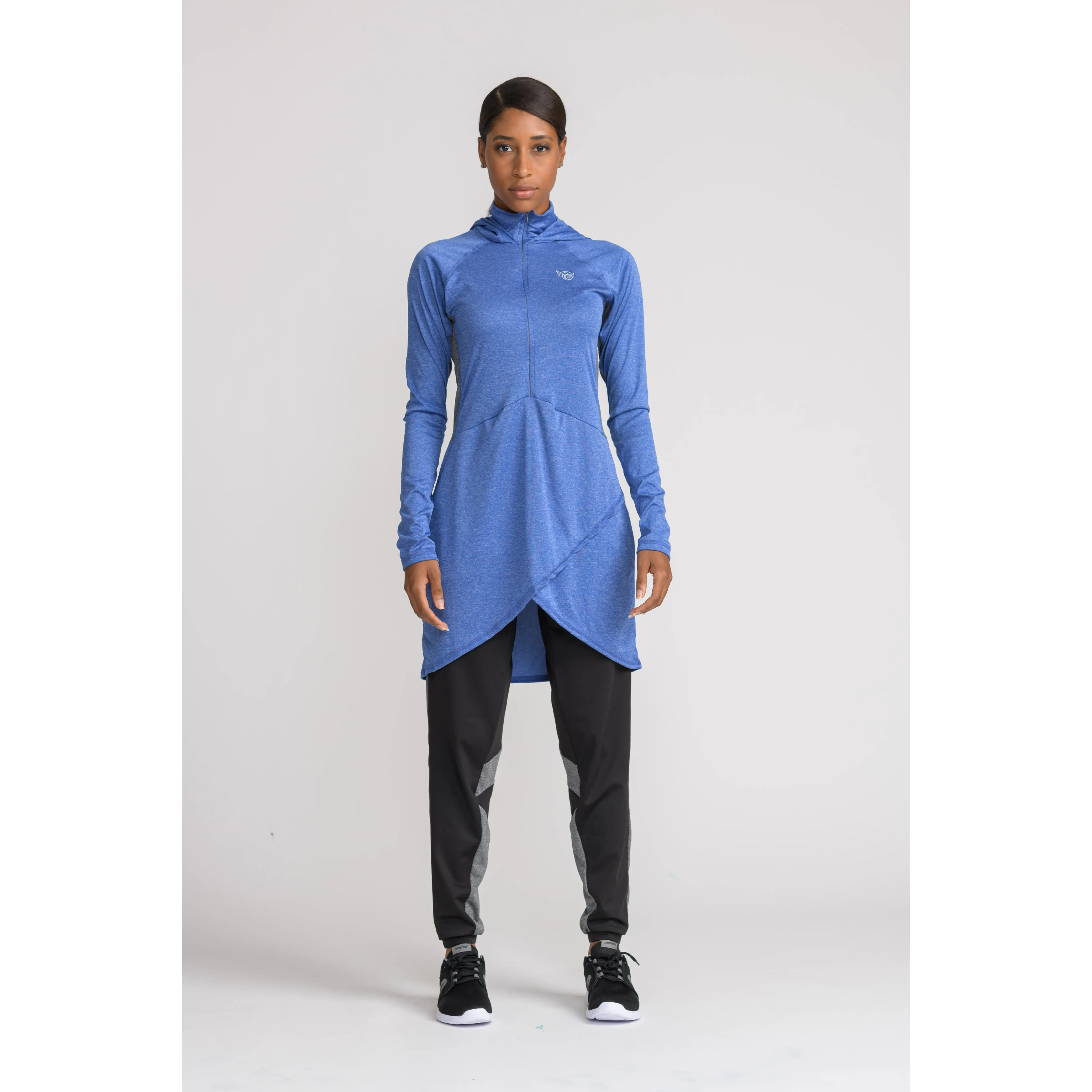 Performance Tech Hooded Top - Indigo