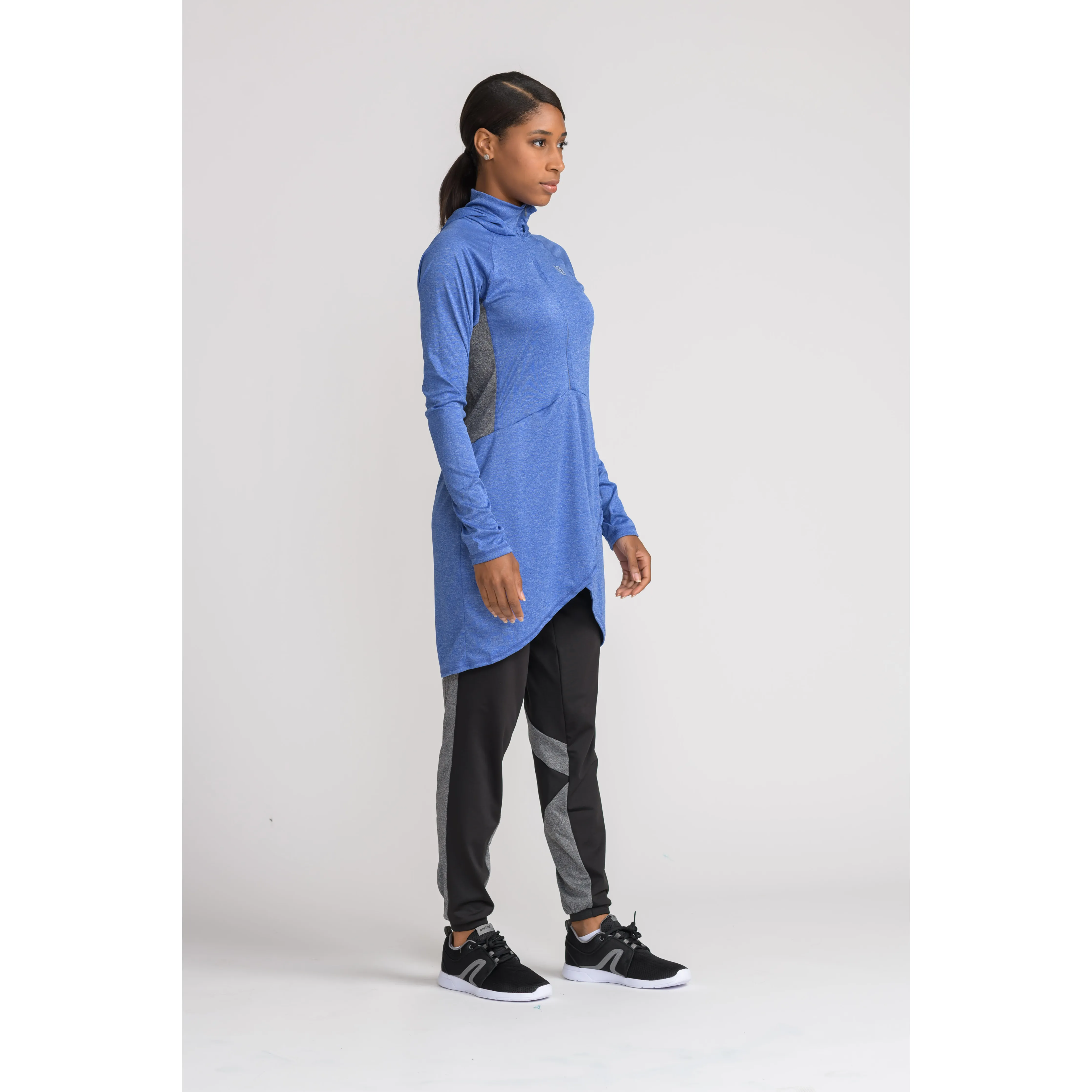 Performance Tech Hooded Top - Indigo
