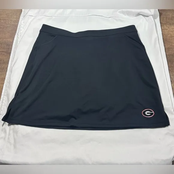 PETER MILLAR GEORGIA BULLDOGS VAULT ALICE PETAL HEM SKORT NWOT POCKETS SIZE XL