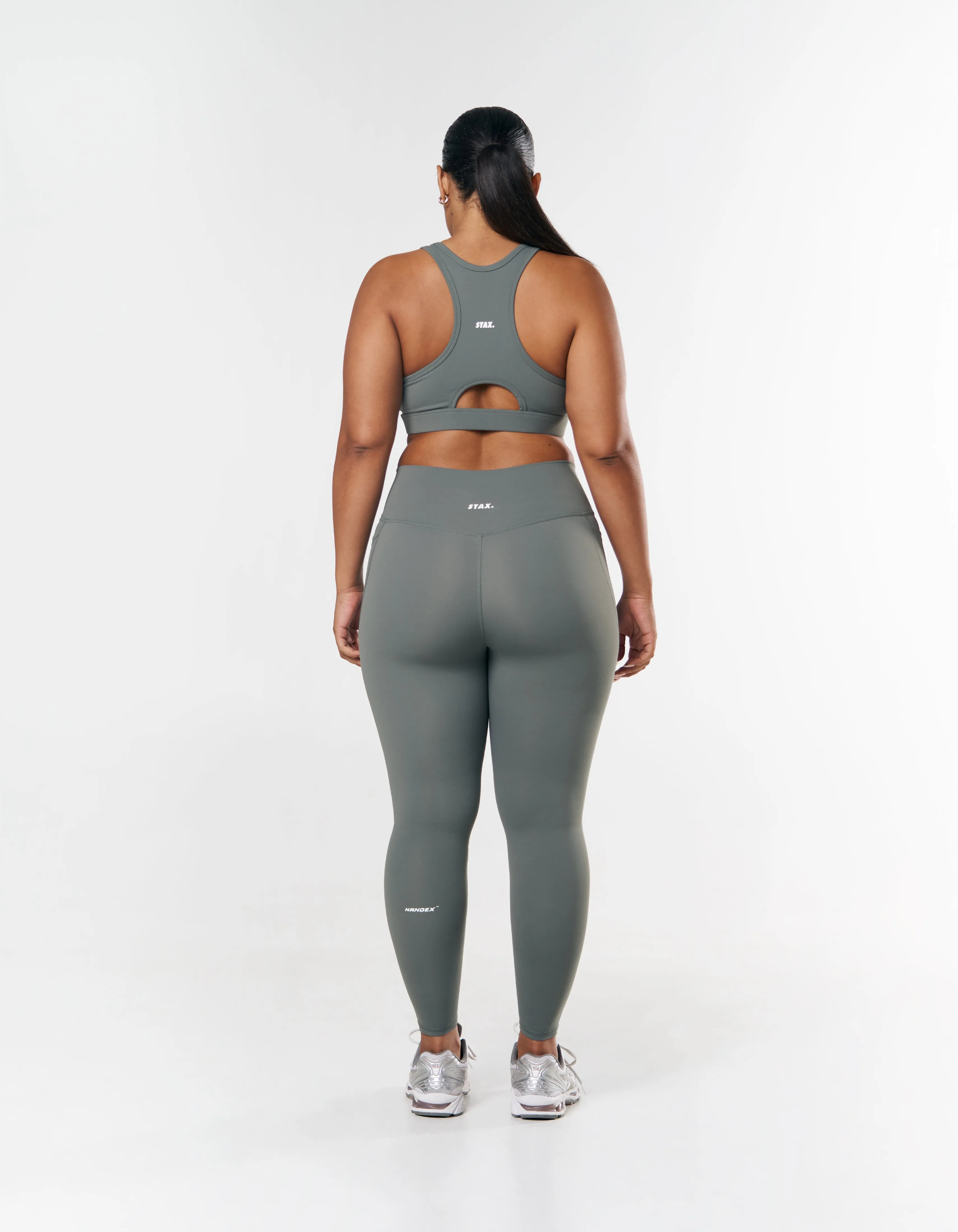 Phone Pocket Full Length Tights NANDEX ™ - Thyme