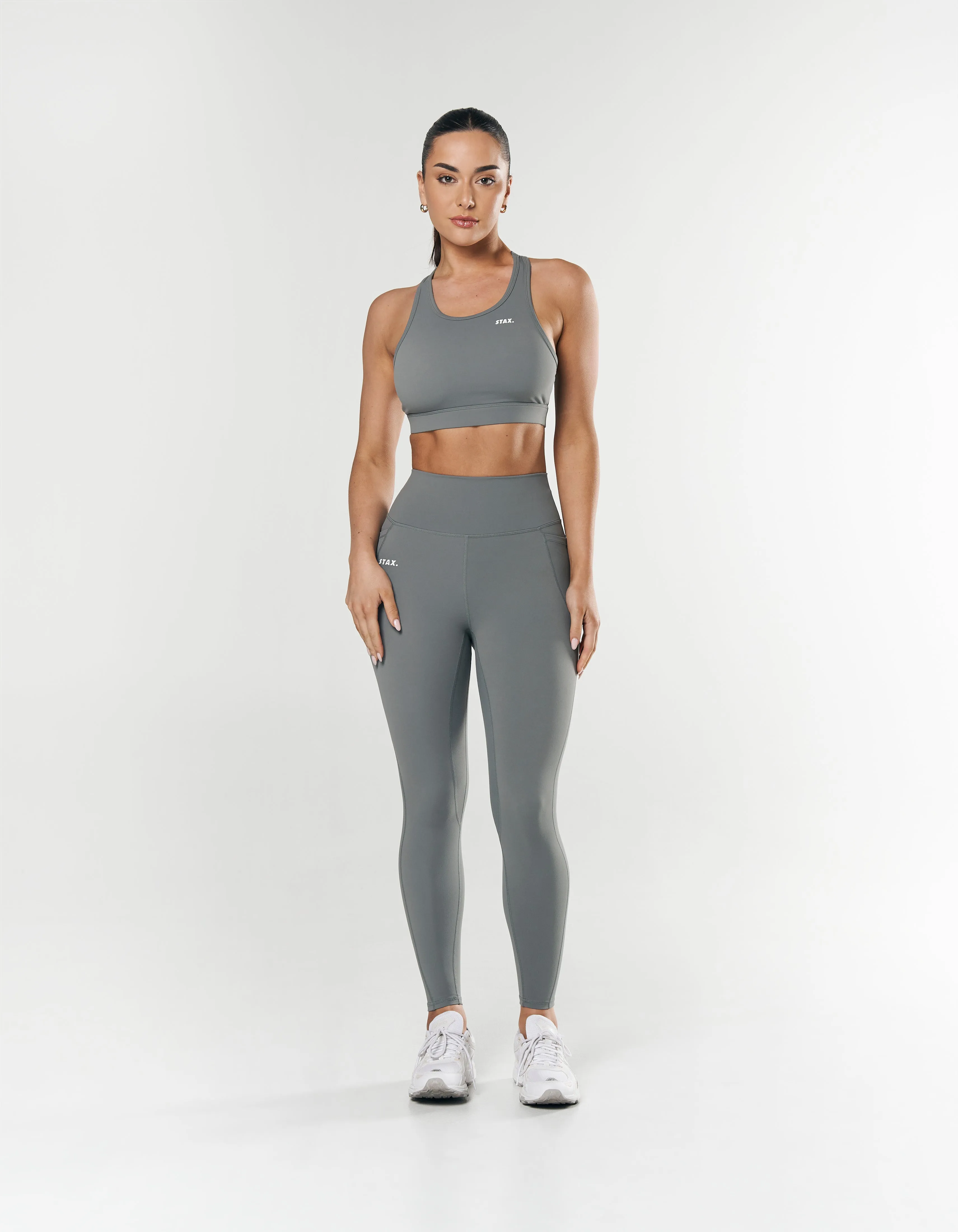 Phone Pocket Full Length Tights NANDEX ™ - Thyme