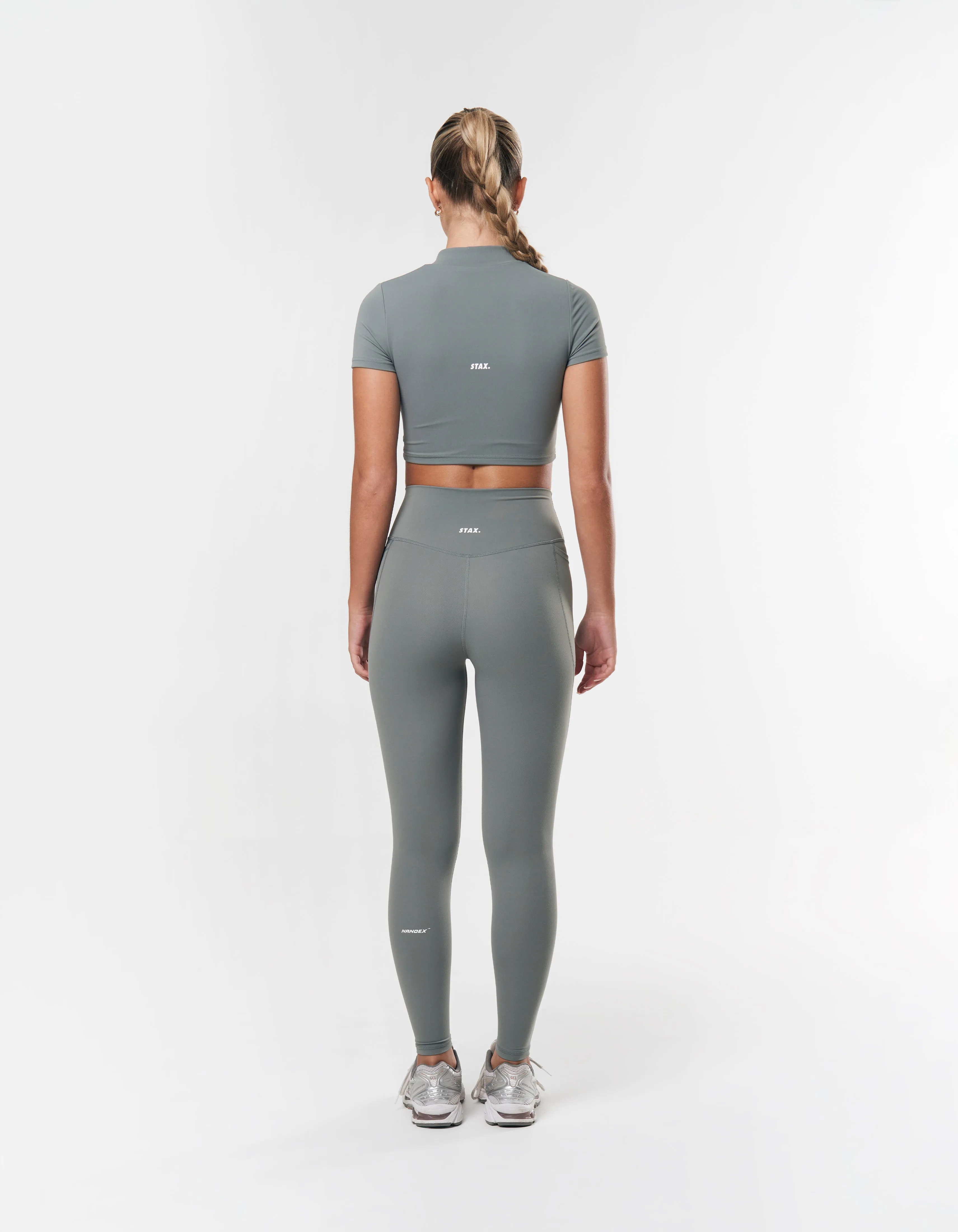 Phone Pocket Full Length Tights NANDEX ™ - Thyme