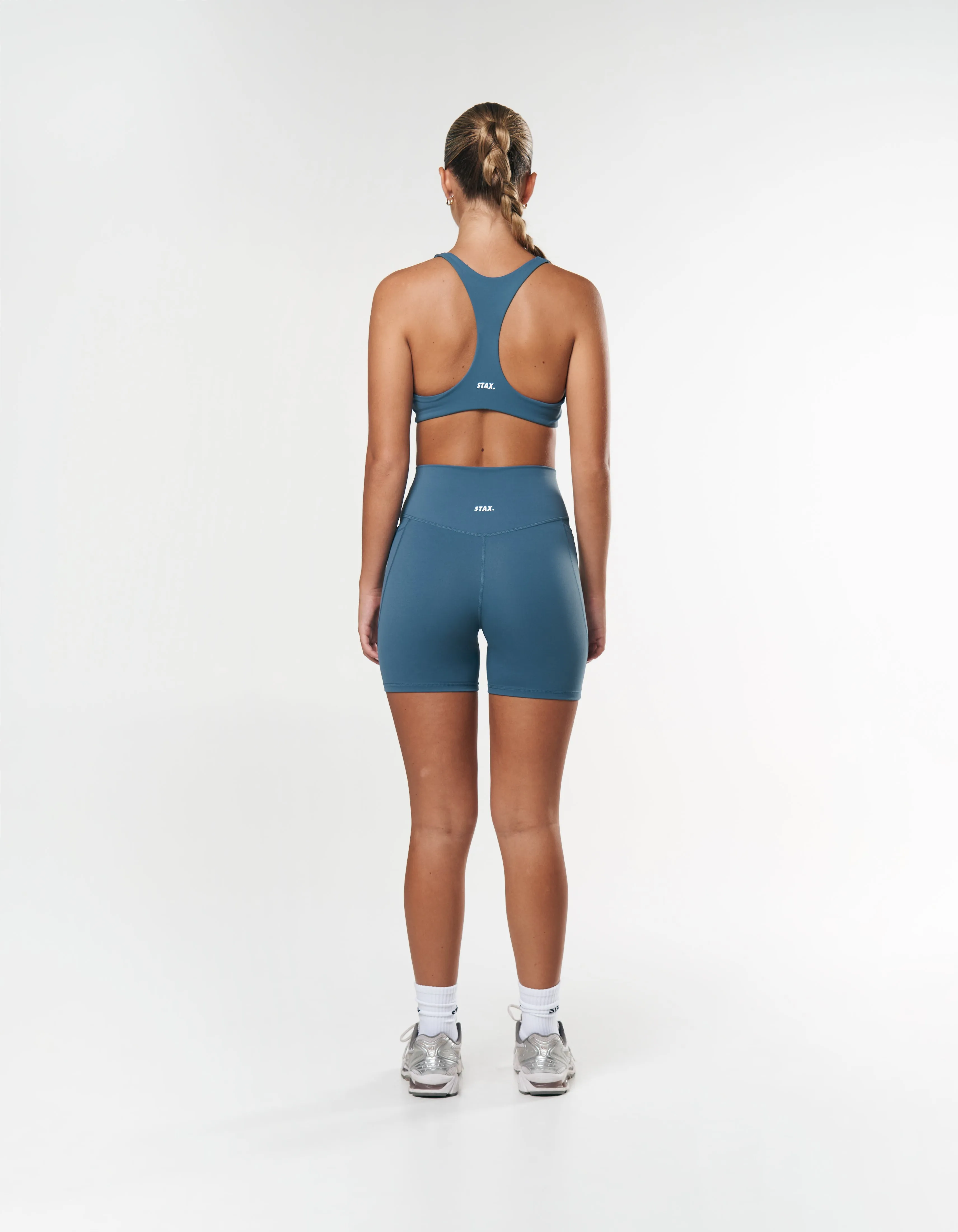 Phone Pocket Midi Bike Shorts NANDEX ™ - Dark Blue