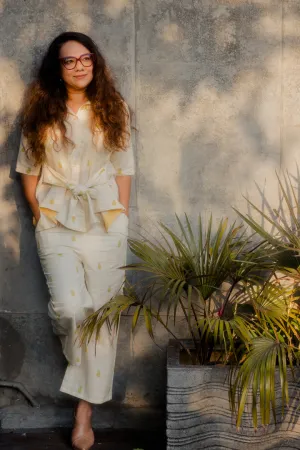 Pineapple Tie waist Co-Ord