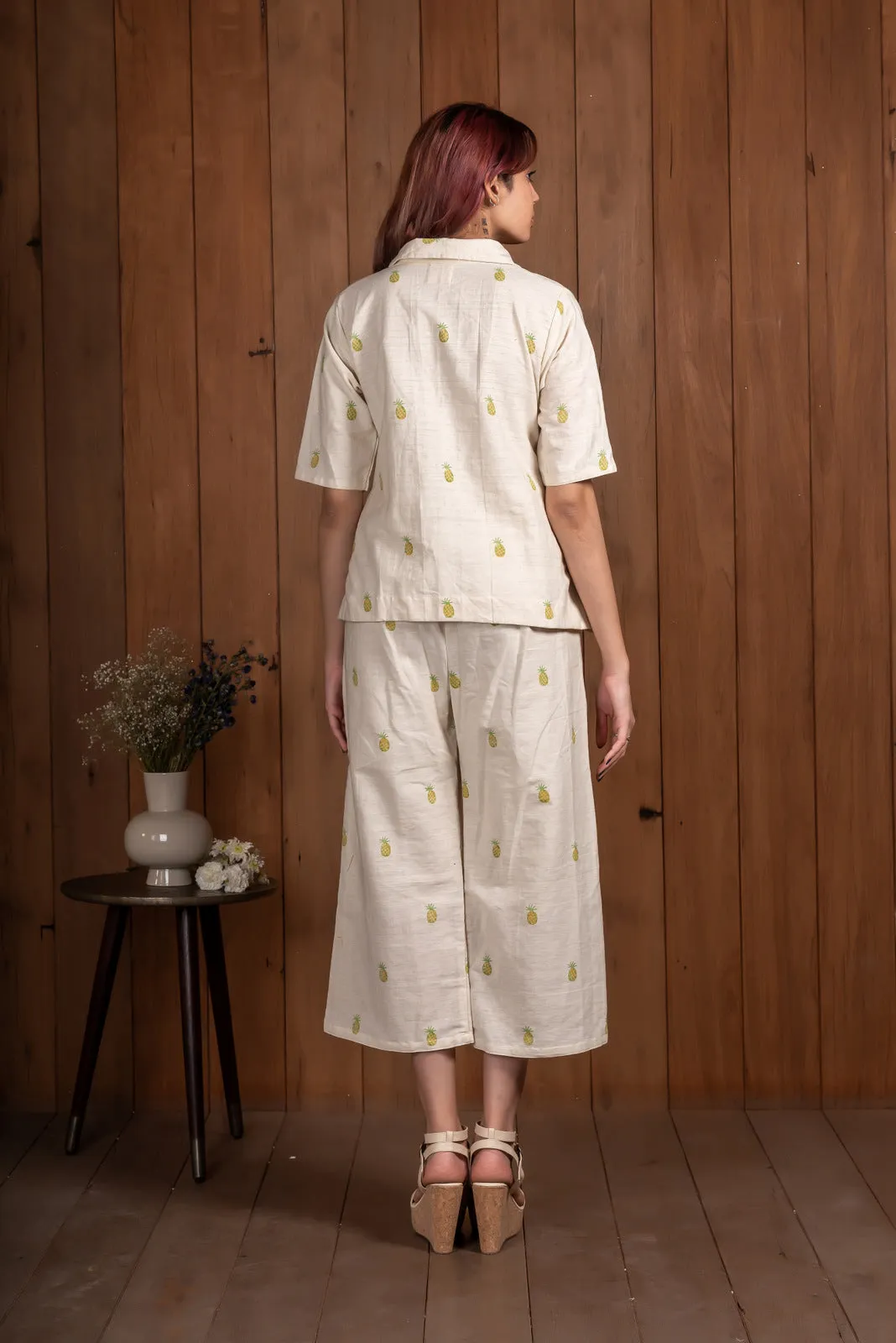 Pineapple Tie waist Co-Ord