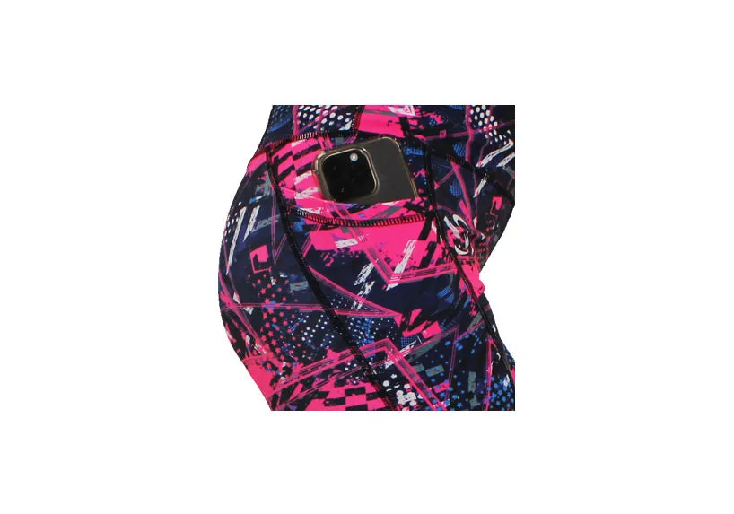 Pink Punk leggings with pockets