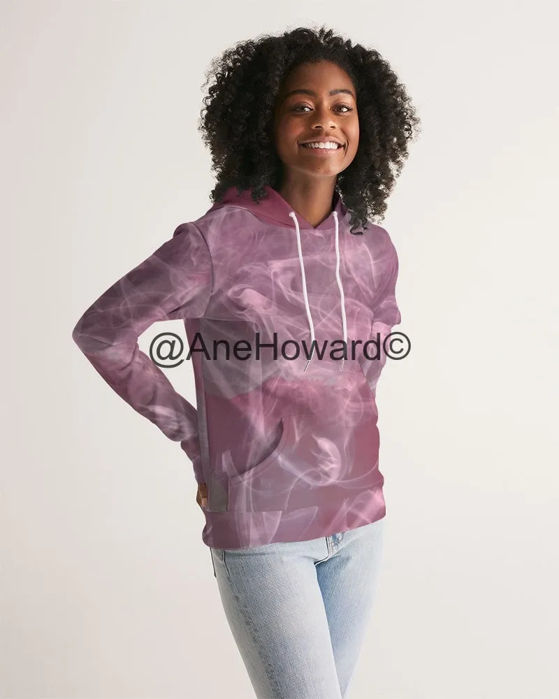 Pink Smoke Women's All-Over Print Hoodie