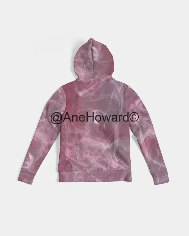Pink Smoke Women's All-Over Print Hoodie