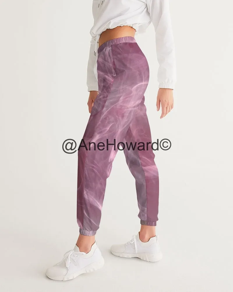 Pink Smoke Women's All-Over Print Track Pants