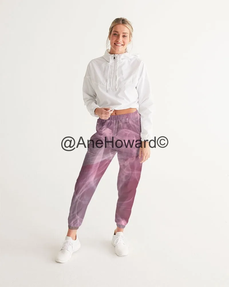 Pink Smoke Women's All-Over Print Track Pants