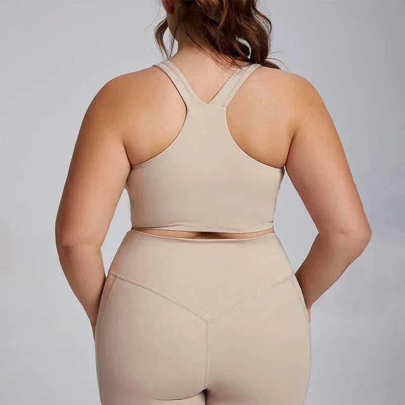 Plus Size Sports Yoga Bra