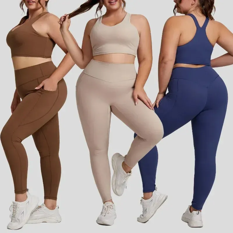 Plus Size Sports Yoga Bra