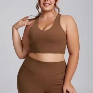Plus Size Sports Yoga Bra