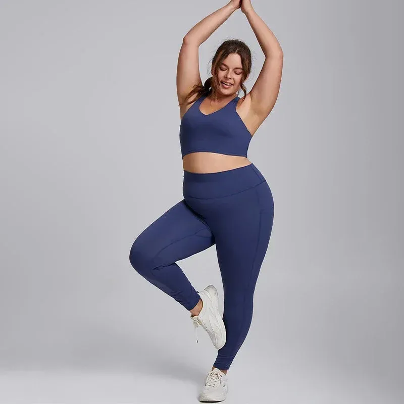 Plus Size Sports Yoga Bra