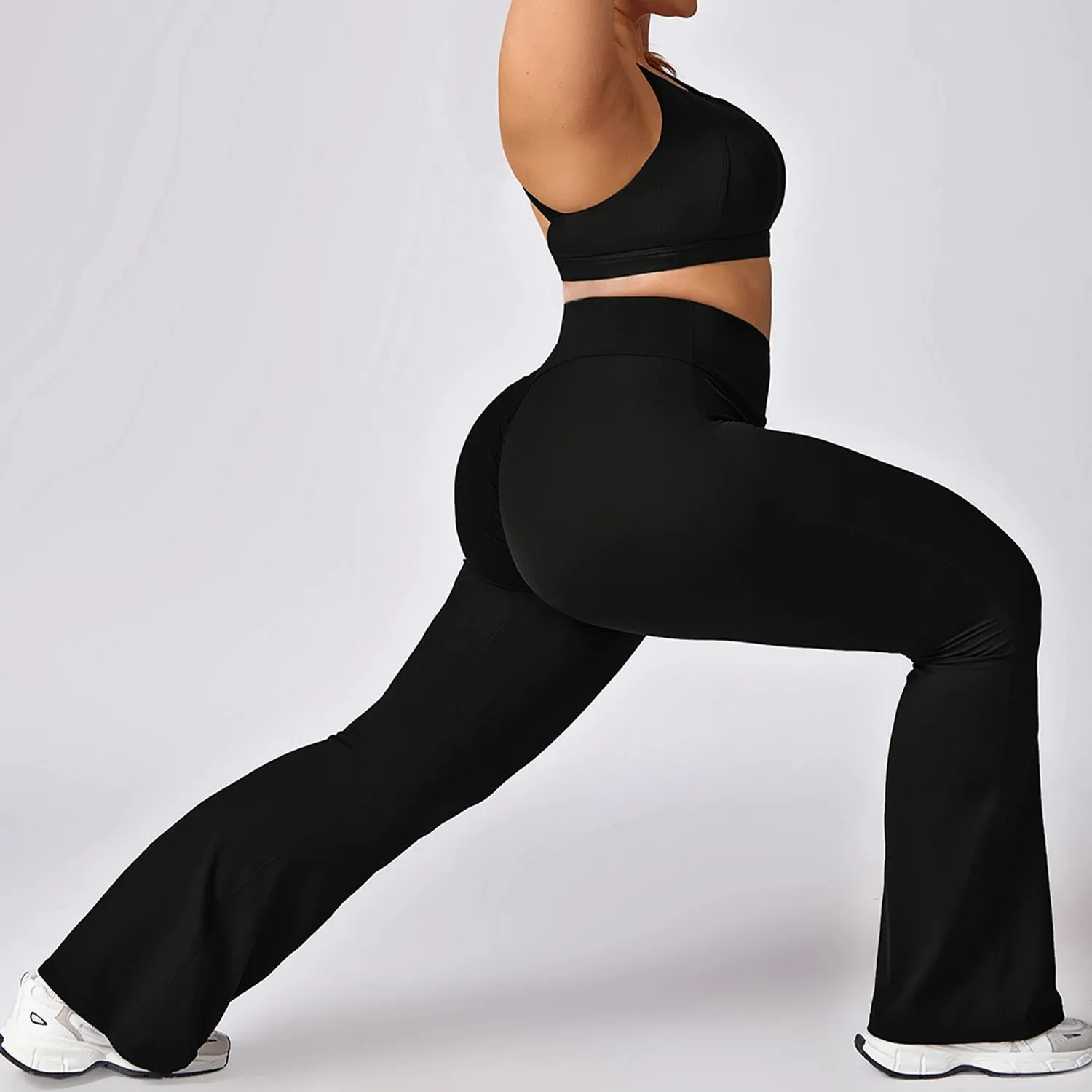 Plus Size Yoga Wide Leg Pant