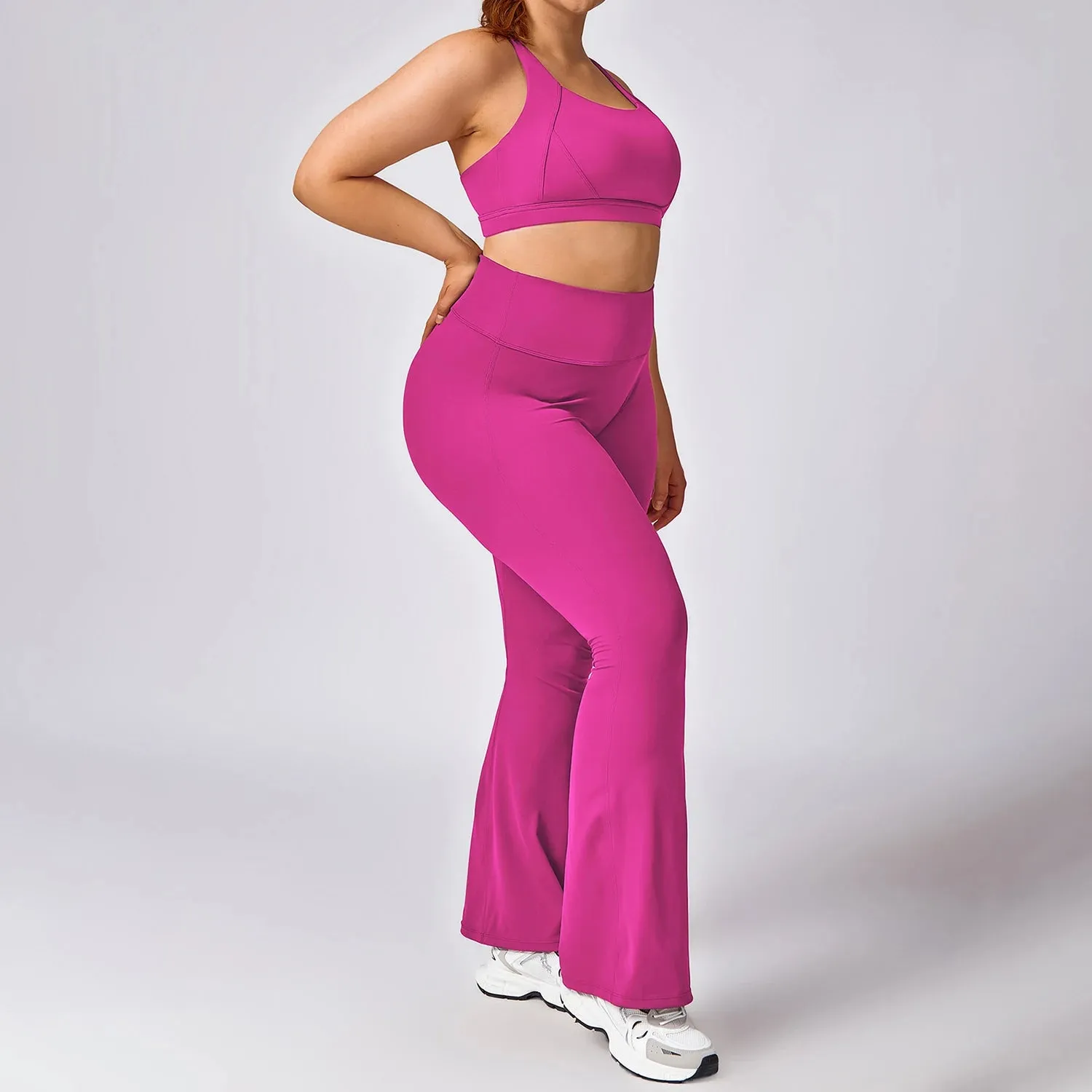 Plus Size Yoga Wide Leg Pant