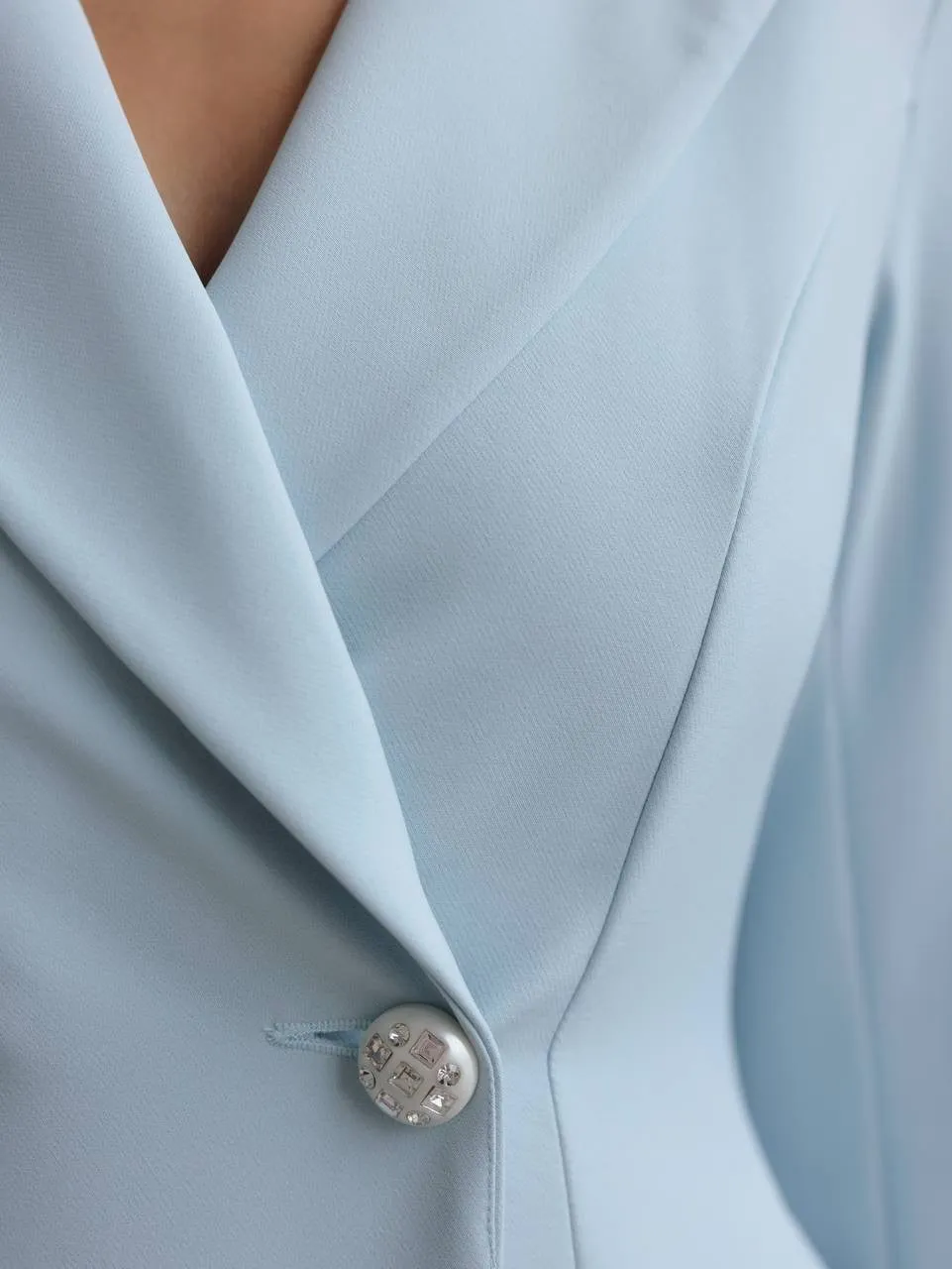 Powder Blue Midi Dress