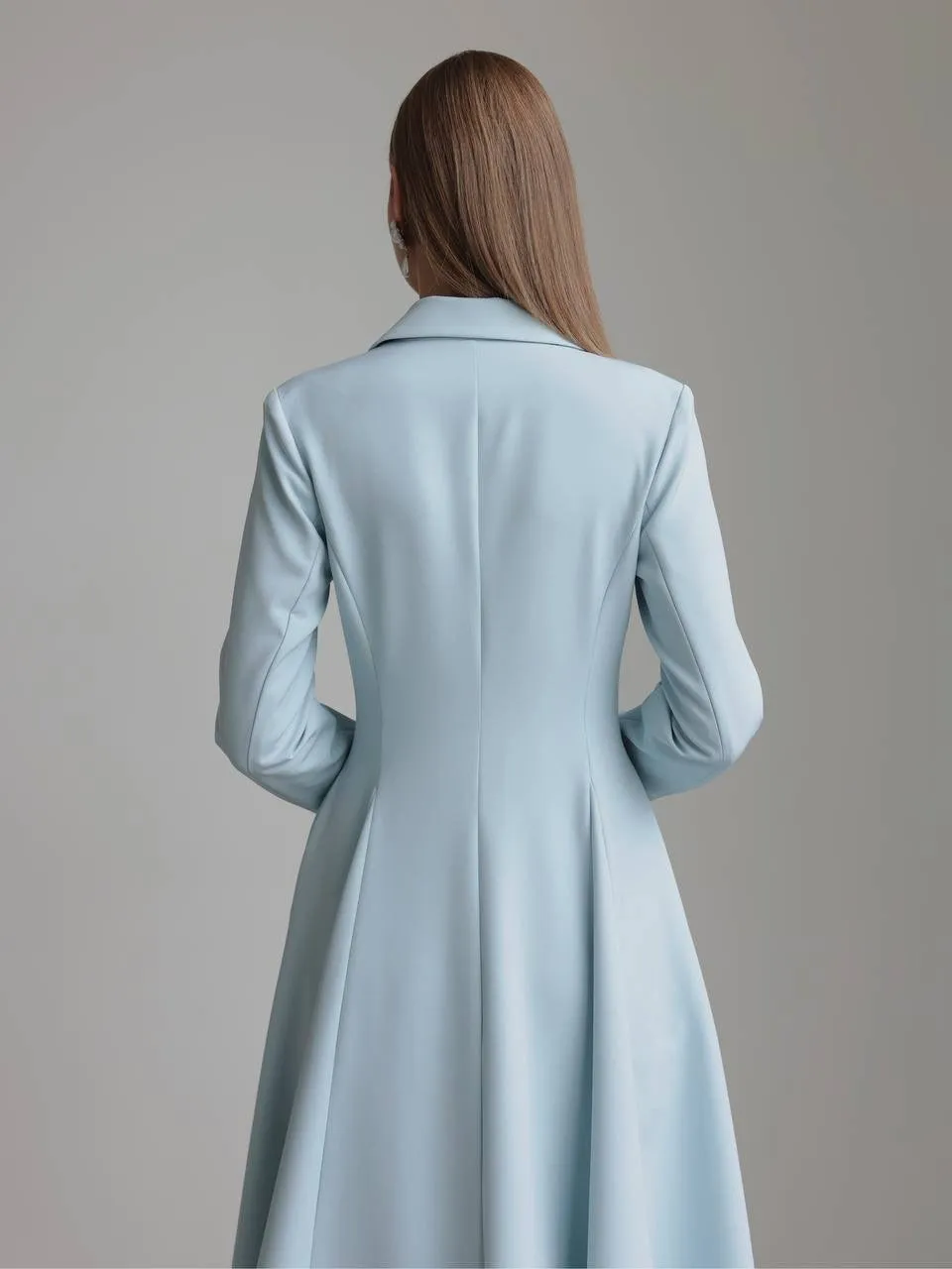 Powder Blue Midi Dress